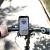 Biciklikormányra erősíthető telefontartó fekete, biciklis mobitelefon tartó (Ringke Spide) - 3. kép
