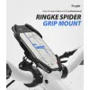 Biciklikormányra erősíthető telefontartó fekete, biciklis mobitelefon tartó (Ringke Spide) - 4. kép