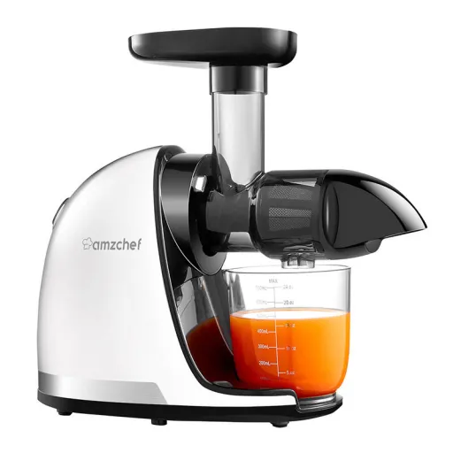 Slow Juicer AMZCHEF 1501-WT (Fehér)