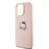 Hello Kitty PU Kitty Asleep Logo MagSafe tok iPhone 15 Pro Max Pink - 3. kép