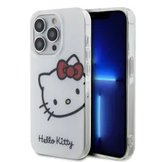 Hello Kitty IML Head Logo tok iPhone 15 Pro fehér