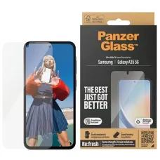 PanzerGlass Ultra-Wide Fit edzett üvegfólia pozicionálóval Samsung Galaxy A35 5G-hez