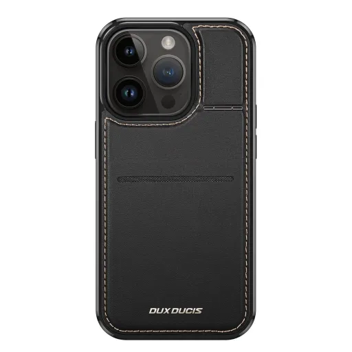 3 az 1-ben Pénztárca Tok Állvánnyal iPhone 13 Pro Max MagSafe RFID Blokkoló Dux Ducis Rafi Mag - Fekete tok 3 az 1-ben Pénztárca Tok Állvánnyal iPhone 13 Pro Max MagSafe RFID Blokkoló Dux Ducis Rafi Mag - Fekete tok