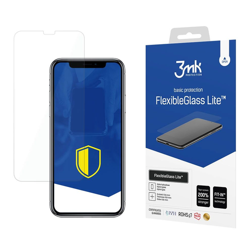 3mk FlexibleGlass Lite™ hibrid üveg iPhone X-hez üvegfólia 3mk FlexibleGlass Lite™ hibrid üveg iPhone X-hez üvegfólia