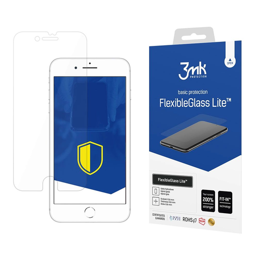 3mk FlexibleGlass Lite™ hibrid üveg iPhone 8-hoz üvegfólia 3mk FlexibleGlass Lite™ hibrid üveg iPhone 8-hoz üvegfólia
