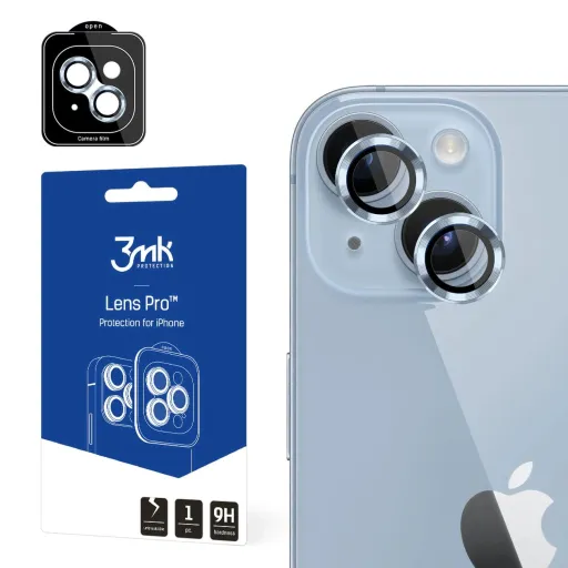 3mk Lens Protection Pro kameravédő iPhone 14 - kék üvegfólia