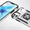 Wozinsky Ring Armor tok iPhone 14 páncélozott fedél mágneses tartó gyűrű ezüst - 0. kép