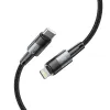 Tech-Protect UltraBoost Lightning / USB-C PD kábel 20W 3A 0.25m - szürke - 2. kép