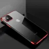 Átlátszó Színes Tok Gel TPU Keretezett Borítás Samsung Galaxy A22 4G fekete tok - 1. kép