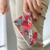 Color Chain Case gél rugalmas elasztikus tok láncos medállal Samsung Galaxy A22 4G multicolor tok - 1. kép