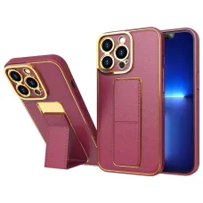 New Kickstand Case tok Samsung Galaxy A12 5G-hez állvánnyal, piros