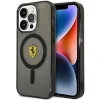 Ferrari FEHMP14XURKK iPhone 14 Pro Max 6.7" fekete/fekete kemény tok áttetsző MagSafe thumbnail