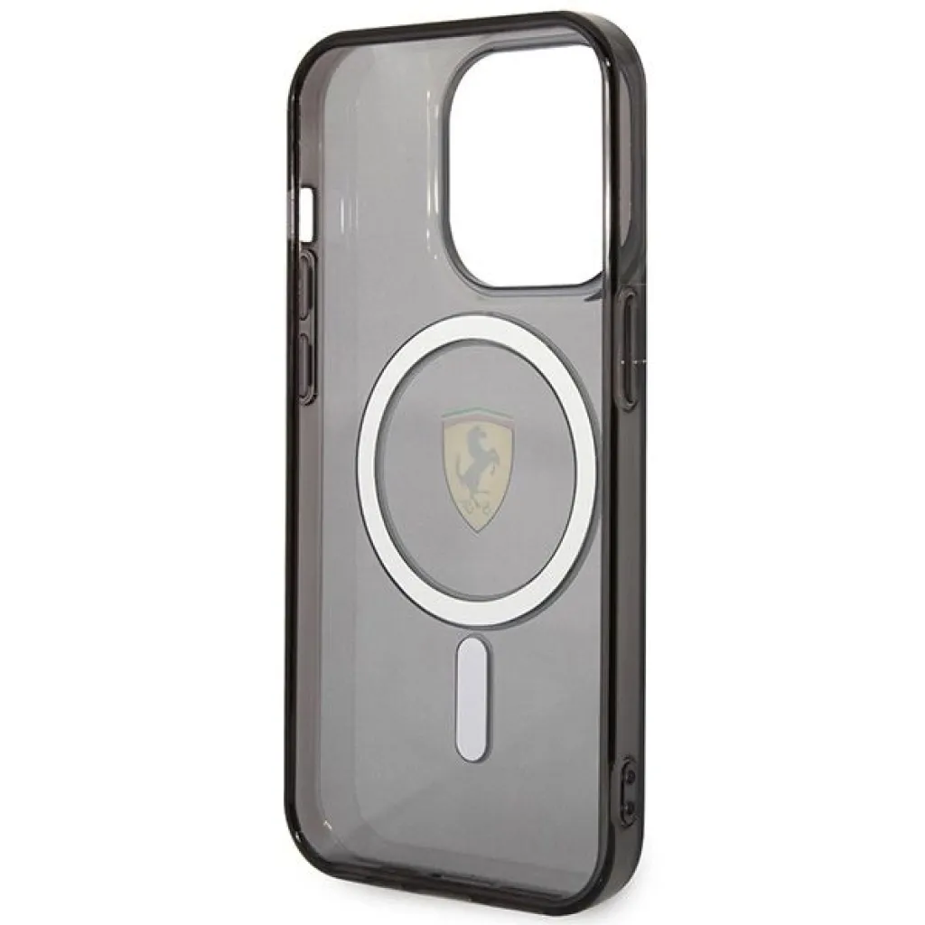 Ferrari FEHMP14XURKK iPhone 14 Pro Max 6.7" fekete/fekete kemény tok áttetsző MagSafe - 7