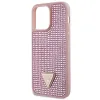Guess Rhinestone Triangle tok iPhone 14 Pro Max - rózsaszín - 4. kép