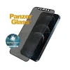 PanzerGlass E2E Super+ Microfracture antibakteriális edzett üveg iPhone 12 Pro Max-hoz - fekete kerettel üvegfólia - 0. kép