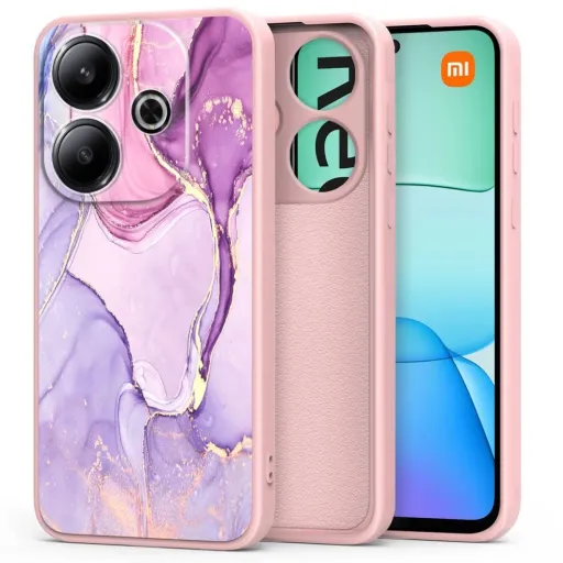 Tech-Protect Icon tok Xiaomi Redmi 13-hoz - Pink és Lila