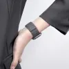 Tech-Protect IconBand Mágneses szíj Apple Watch 4 / 5 / 6 / 7 / 8 / 9 / SE / Ultra 1 / 2 (42/44/45/49 mm) - Titánium Narancs - 4. kép