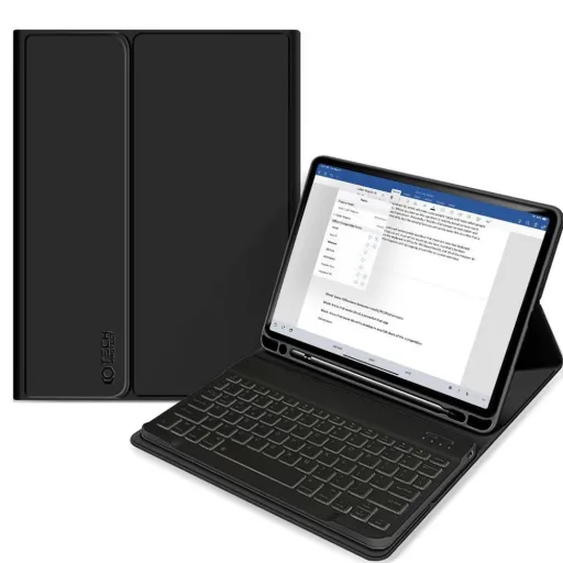 Tech-Protect SC Pen + Keyboard fliptok billentyűzettel iPad 10.9 2022 - fekete