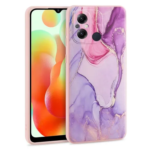 Tech-Protect Mood tok Xiaomi Redmi 12C-hez - pink marble Tech-Protect Mood tok Xiaomi Redmi 12C-hez - pink marble