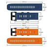 Tech-Protect IconBand szíj Garmin Fenix ​​5 / 6 / 6 Pro / 7 - piros - 1. kép