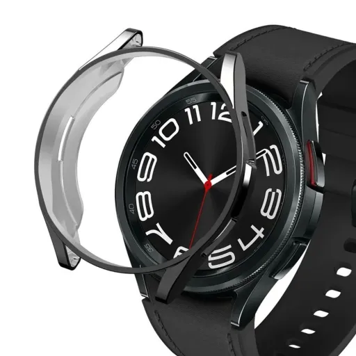 Tech-Protect Defense Samsung Galaxy Watch 6 Classic 43 mm tok - fekete Tech-Protect Defense Samsung Galaxy Watch 6 Classic 43 mm tok - fekete