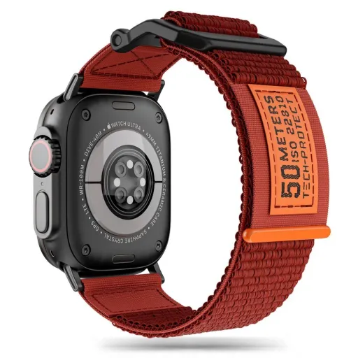 Tech-Protect Scout óraszíj Apple Watch 4 / 5 / 6 / 7 / 8 / 9 / SE / Ultra 1 / 2 (42/44/45/49 mm) - narancssárga