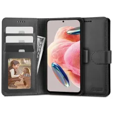 Tech-Protect Wallet tok Xiaomi Redmi Note 12 4G/LTE - fekete