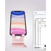 Tech-Protect Z4A univerzális okostelefon tartó állvány - ezüst - 4. kép