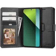 Xiaomi Redmi Note 13 Pro 5G / Poco X6 5G Tech-Protect Wallet tok - Fekete