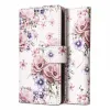 Tech-Protect Wallet tok Xiaomi Redmi Note 13 Pro 4G / LTE - pink flowers - 0. kép