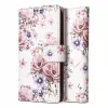 Tech-Protect Wallet tok Xiaomi Redmi Note 13 Pro 5G / Poco X6 5G - rózsaszín virágok - 0. kép