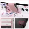 Tech-Protect Wallet tok Xiaomi Redmi Note 13 Pro 5G / Poco X6 5G - rózsaszín virágok - 2. kép