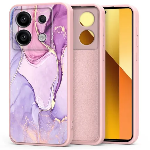 Tech-Protect Icon tok Xiaomi Redmi Note 13 5G-hez - rózsaszín és lila Tech-Protect Icon tok Xiaomi Redmi Note 13 5G-hez - rózsaszín és lila