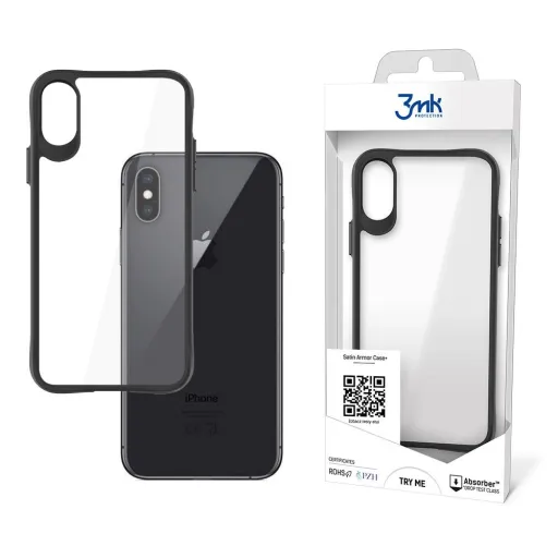 3mk Satin Armor tok iPhone X / XS - átlátszó