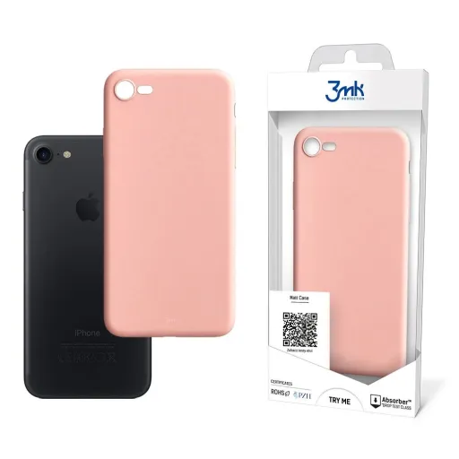 3mk Matt tok iPhone 7 / 8 / SE 2020 / SE 2022 - rózsaszín