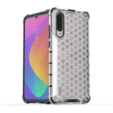 TPU puzdro s voštinovým pancierom pre Xiaomi Mi CC9e/Xiaomi Mi A3 priehľadné TPU puzdro s voštinovým pancierom pre Xiaomi Mi CC9e/Xiaomi Mi A3 priehľadné