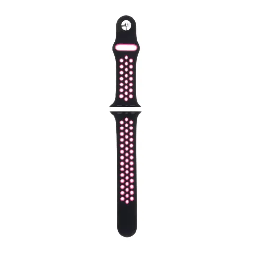 Sport óraszíj Apple Watch 38/40/41 mm fekete/pink