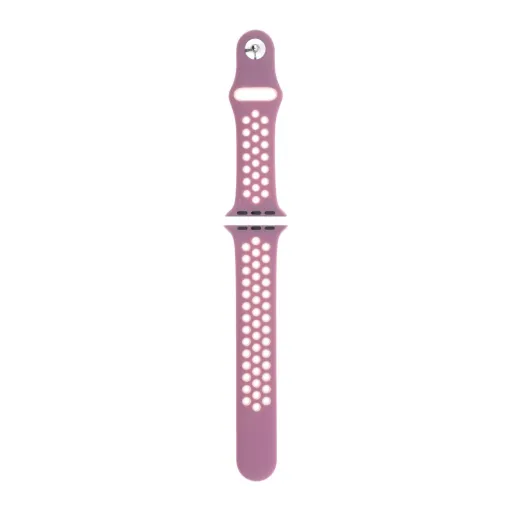 Sport óraszíj Apple Watch 38/40/41 mm pink/fehér