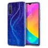 Spigen Liquid Crystal flexibilis TPU gél tok Xiaomi Mi A3 flitteres áttetsző - 1. kép