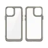 Outer Space Tok iPhone 12 kemény tok gél kerettel fekete - 3. kép