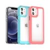 Outer Space Tok iPhone 12 kemény tok gél kerettel fekete - 4. kép