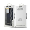 iPhone 14 Pro fekete DKNY Leather Checkered Mono Pattern MagSafe tok - 3. kép  iPhone 14 Pro fekete DKNY Leather Checkered Mono Pattern MagSafe tok - 3. kép