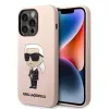 Karl Lagerfeld Szilikon Ikonik MagSafe tok az iPhone 14 Pro számára - rózsaszín thumbnail