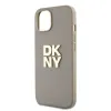 DKNY Wrist Strap Stock Logo tok iPhone 15 Plus - bézs - 3. kép