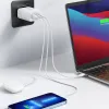 Ugreen gyors töltő 2x USB Type C / USB 65W PD3.0, QC3.0/4.0+ fehér (CD275) - 4. kép