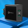 Ugreen töltő 2xUSB-A 36W QC3.0 fekete (CD161) - 0. kép