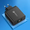 Ugreen töltő 2xUSB-A 36W QC3.0 fekete (CD161) - 3. kép