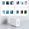 Ugreen töltő 2x USB Type-C 40W Power Delivery fehér (10343) - 1. kép