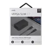 Uniq Versa Slim LITHOS Collective USB-C PD 18W hálózati töltő + USB-C / USB-C kábel - fekete - 2. kép