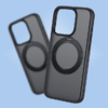 Baseus SkyRing Magnetic tok tartóval iPhone 15 Pro-hoz + üvegfólia és tisztítókészlet (fekete) - 4. kép